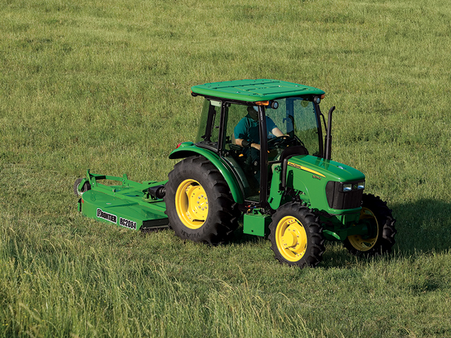 The John Deere 5E Series tractors come in six models from 45- to100-hprsepower. (Photo courtesy of John Deere)