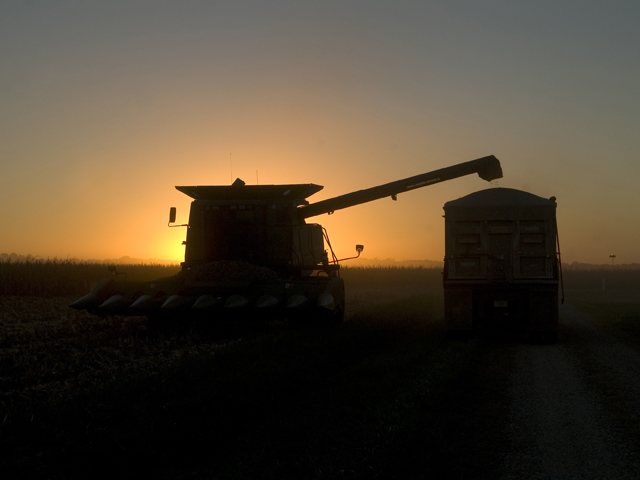 In areas of the Midwest where corn and soybeans are ready to harvest, some farmers have been working long hours to bring in their crops. (DTN/The Progressive Farmer file photo)