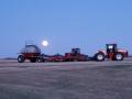 The April full moon lit the way to prepare for the start of spring wheat planting in Crookston, Minnesota. (Photo by Tim Dufault)