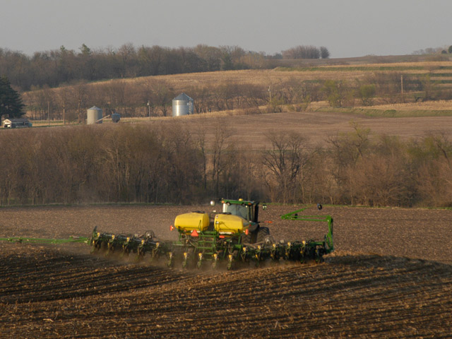 Rabobank sees Midwest U.S. farmland values falling in the next three years. (DTN/The Progressive Farmer photo by Gregg Hillyer)