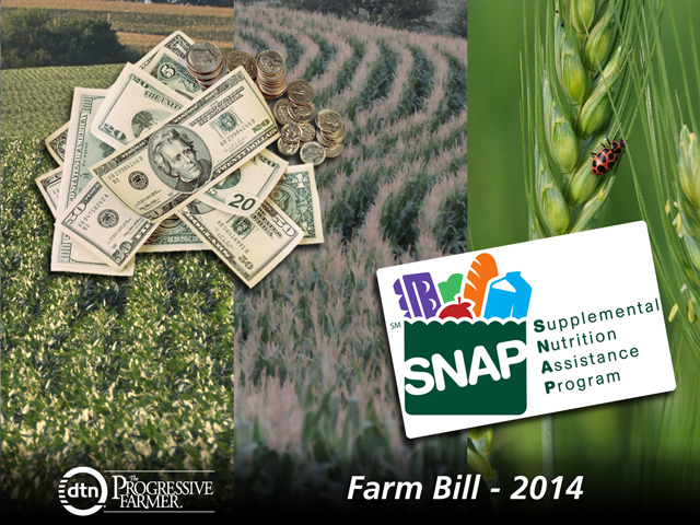 Overall, the farm bill is estimated to shave federal spending by $23 billion over 10 years compared to current law. (DTN photo illustration by Nick Scalise)