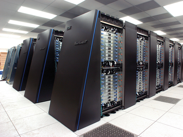 Banks of computers such as this IBM Blue Gene P can store a lot of data, and Farm Bureau members worry that such accumulated data could fall into the wrong hands. (Photo courtesy Argonne National Laboratory (cc by-sa 2.0))