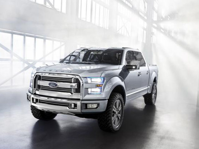 Ford trucks for model year 2015 will use aluminum for much of their body. The frame will remain high-strength steel.