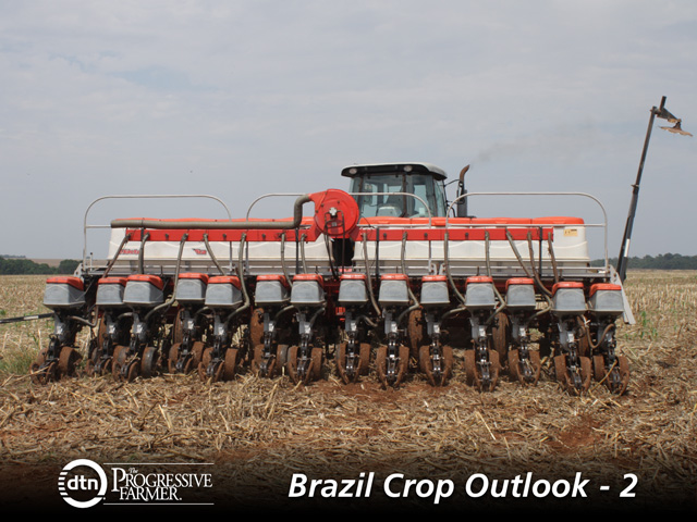 Brazilian farmers have sold very little of the soybean crop they are beginning to plant. (DTN photo by Alastair Stewart)