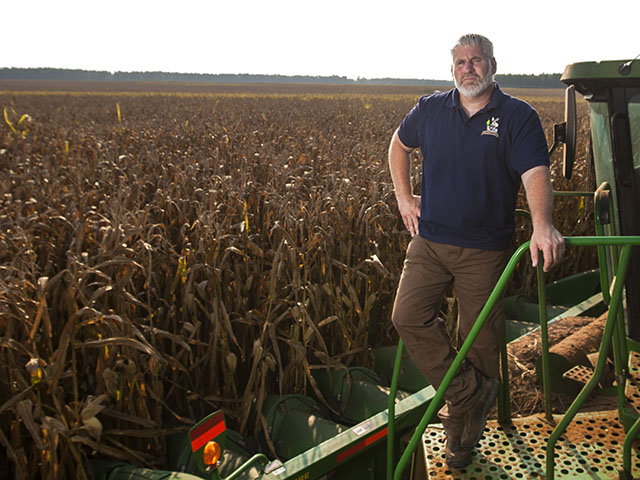 Randy Dowdy of Valdosta, Ga., scored a world-record corn yield entry of 503.7190 bushels per acre in the National Corn Growers Association National Corn Yield Contest. The results of the 50th-annual contest were released Friday. (DTN/The Progressive Farmer photo by Mark Wallheiser)