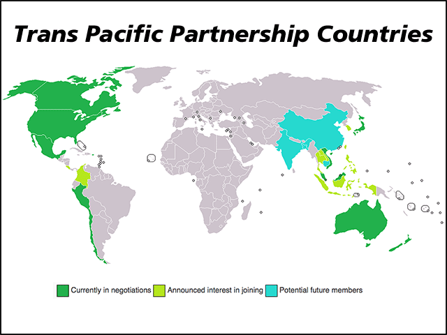 The Trans-Pacific Partnership trade talks were successfully concluded early Monday morning. The deal includes the countries of U.S., Japan, Australia, Canada, Mexico, Vietnam, Malaysia, Singapore, Brunei, New Zealand, Chile and Peru.