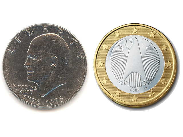 Think of the euro and U.S. dollar index as two sides of the same coin. (Photo by David Guo, CC BY 2.0)