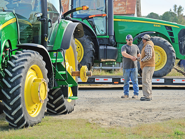 The financial arms of farm-equipment manufacturers are always eager to supply alternative ways to get customers into new machines. (Progressive Farmer image by Jim Patrico)