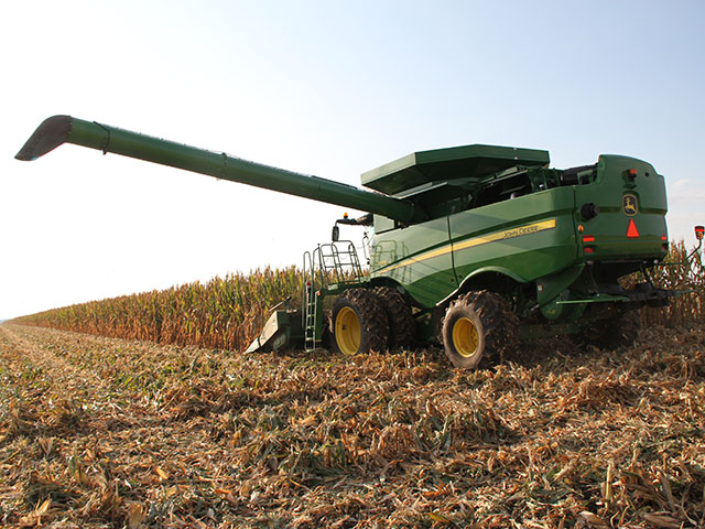 Harvest is underway and stresses of the season are expected to take a toll on stalk strength in some areas. It&#039;s a good time to assess stalk quality. (DTN photo by Pamela Smith)