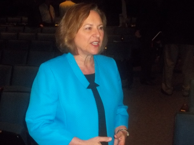 U.S. Senator Deb Fischer, R-Neb., at a field hearing of the Senate Environment and Public Works Committee in Nebraska Tuesday. (DTN photo by Todd Neeley)