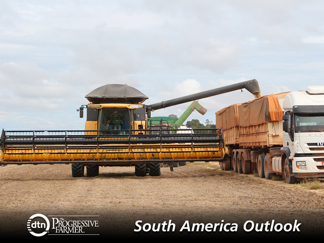 While dry weather has led to some soybean crop losses in Brazil, its crop is still expected to be higher than last year. (Photo courtesy of Rabo Agrifinance, Inc.)