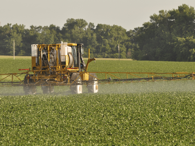 Soybean insecticide chloropyrifos may be banned, which would mean farmers will have to find another way to combat aphids, mites and rootworm. (DTN file photo by Greg Horstmeier)